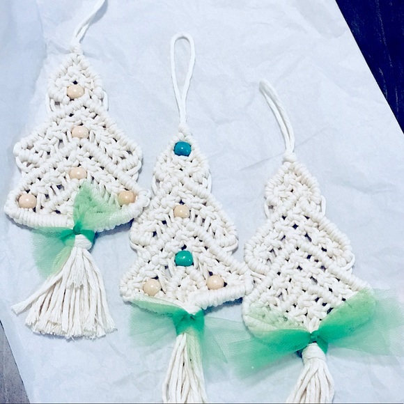 NEW: Soul Embellishment’s Special Edition Holiday 4pc Gift Set Handwoven Macrame - Picture 3 of 15
